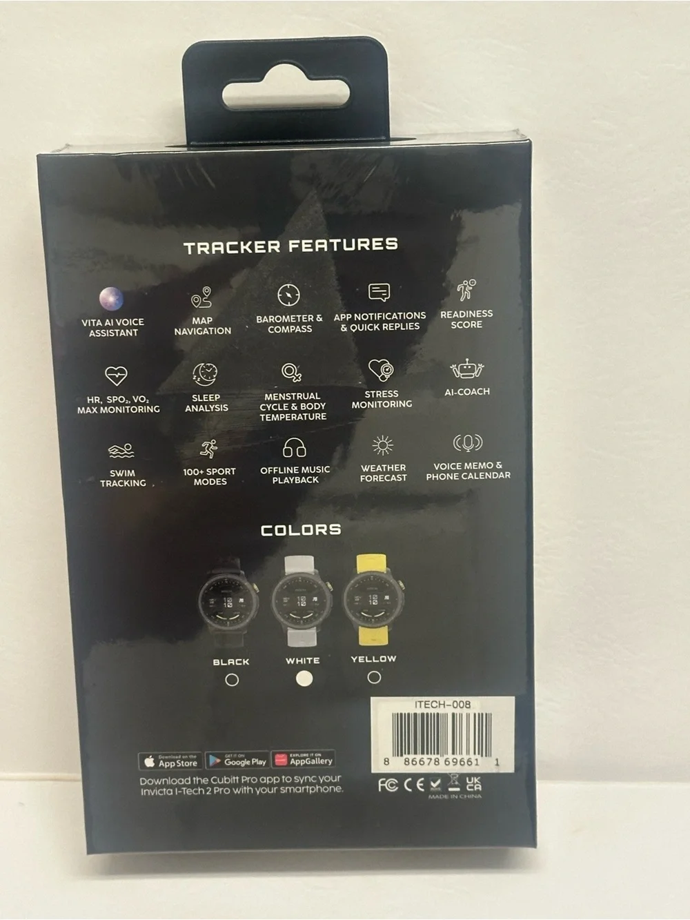 Invicta I-Tech 2 Pro Unisex Smartwatch-White Model